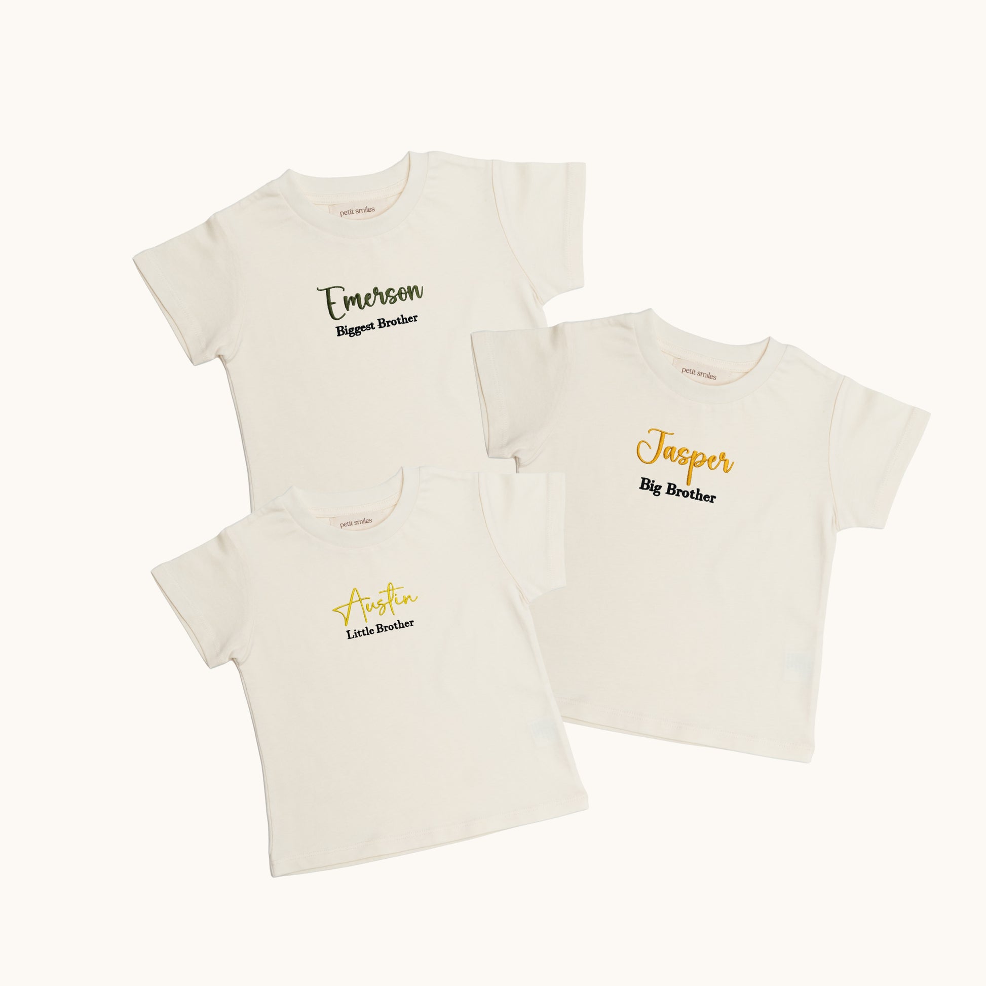 Biggest Brother: Kids Organic Tee - Petit Smiles