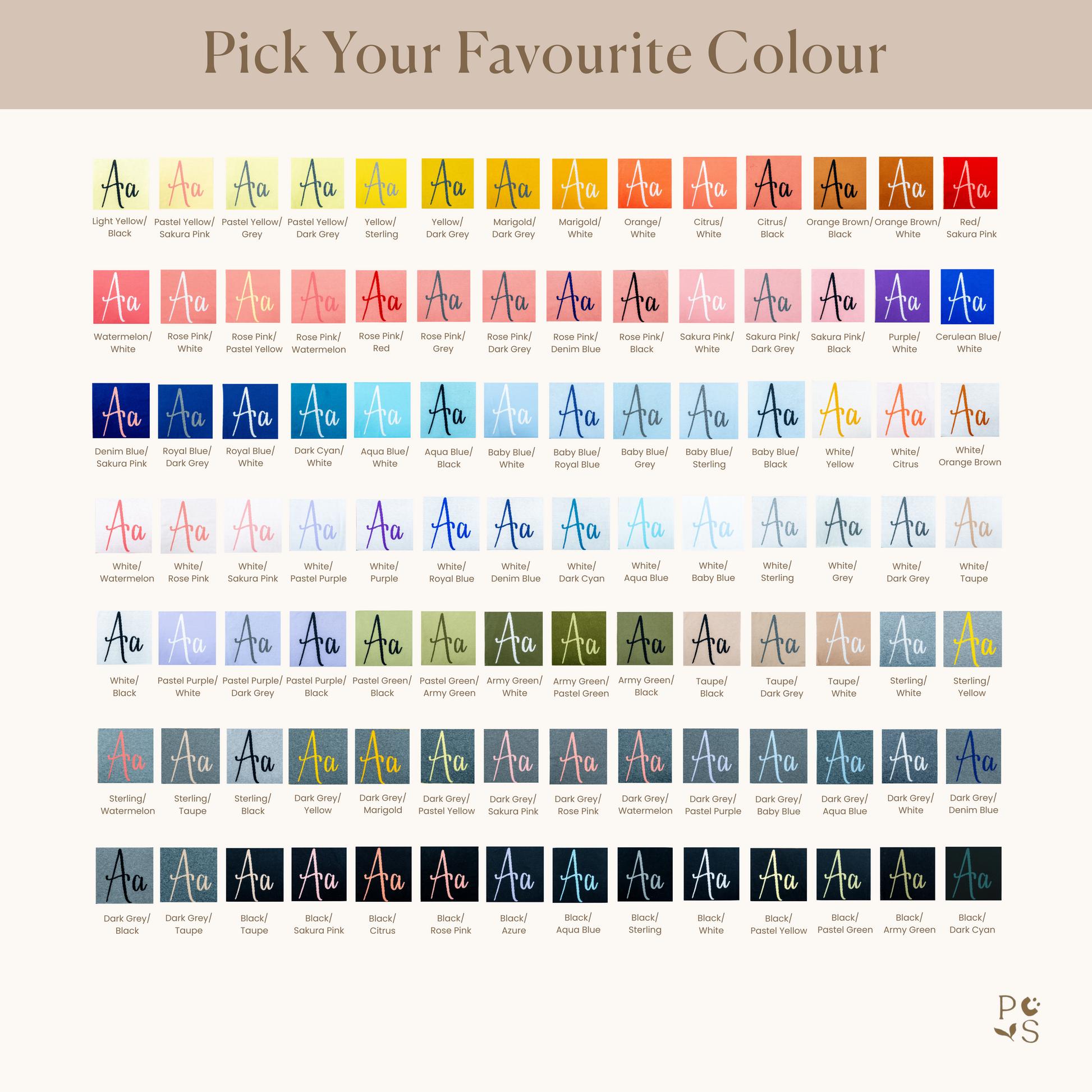 Pick Your Favourite Colour Blanket