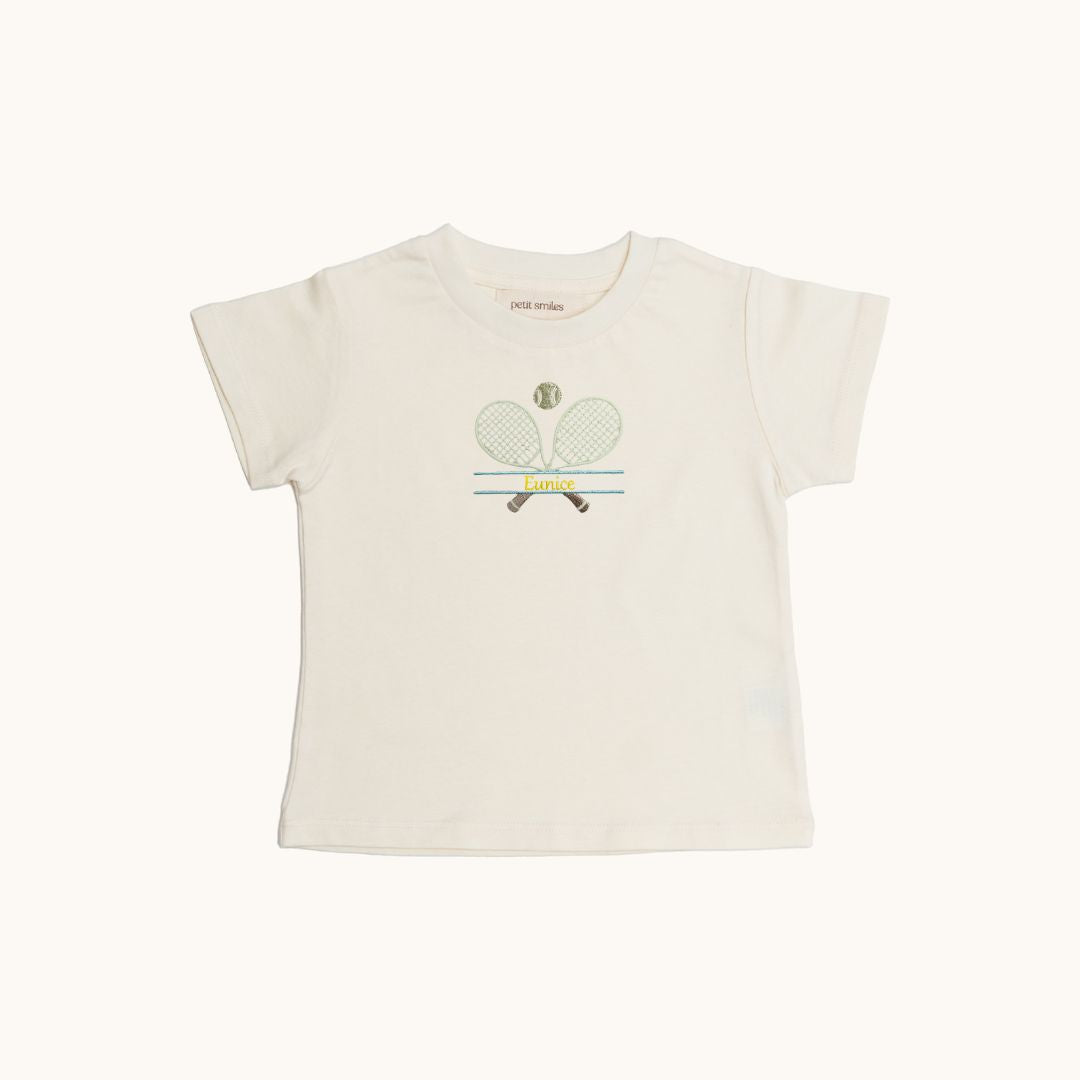 Tennis Kids Organic Tee - Petit Smiles