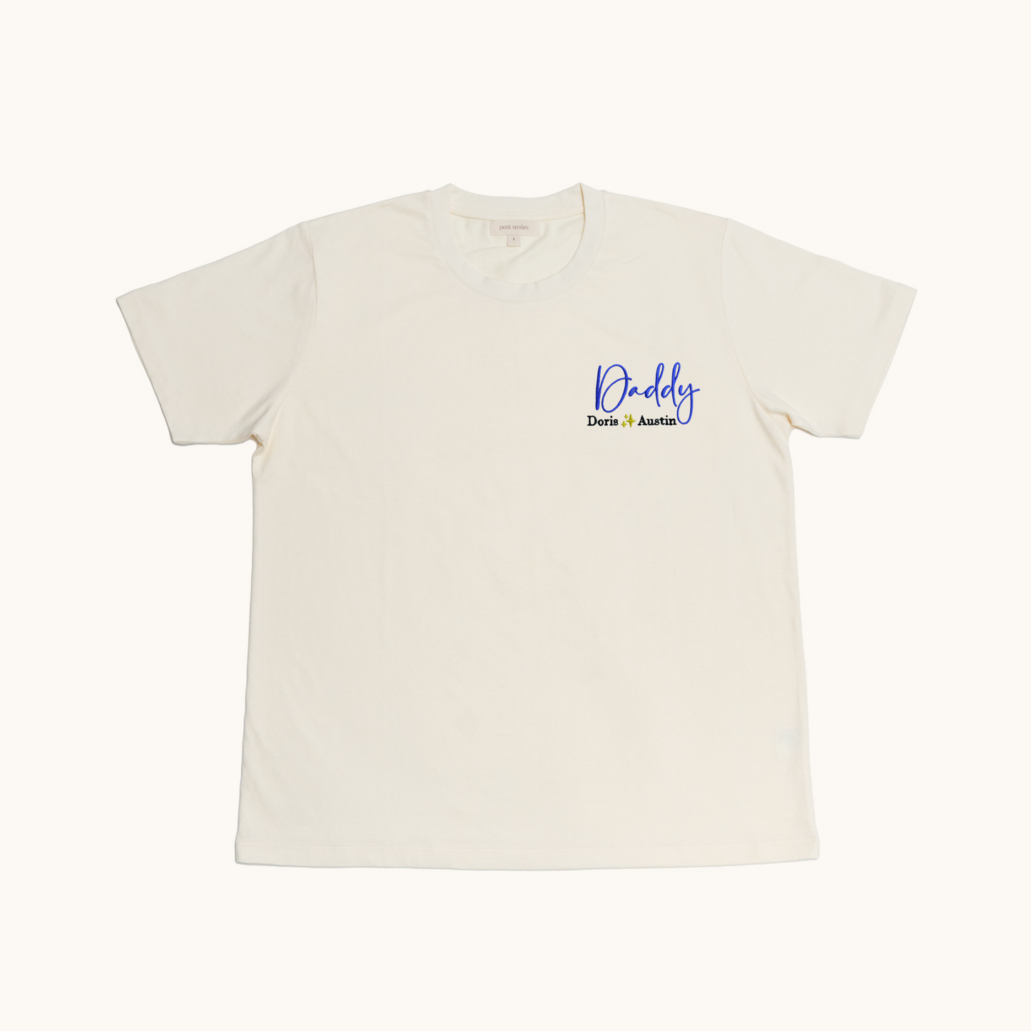 Daddy with Kids Name: Cotton Tee - Petit Smiles