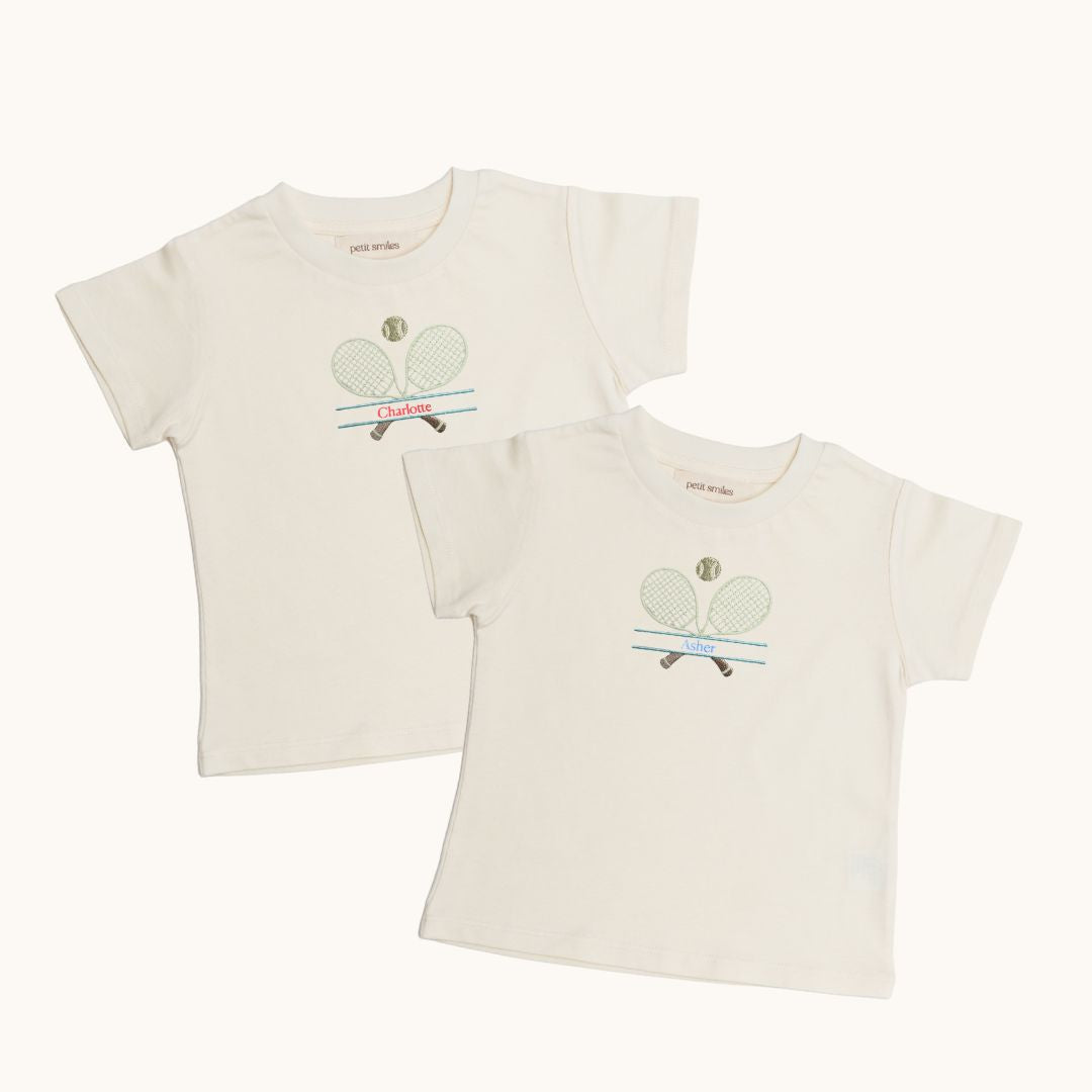 Tennis: Kids Organic Tee - Petit Smiles