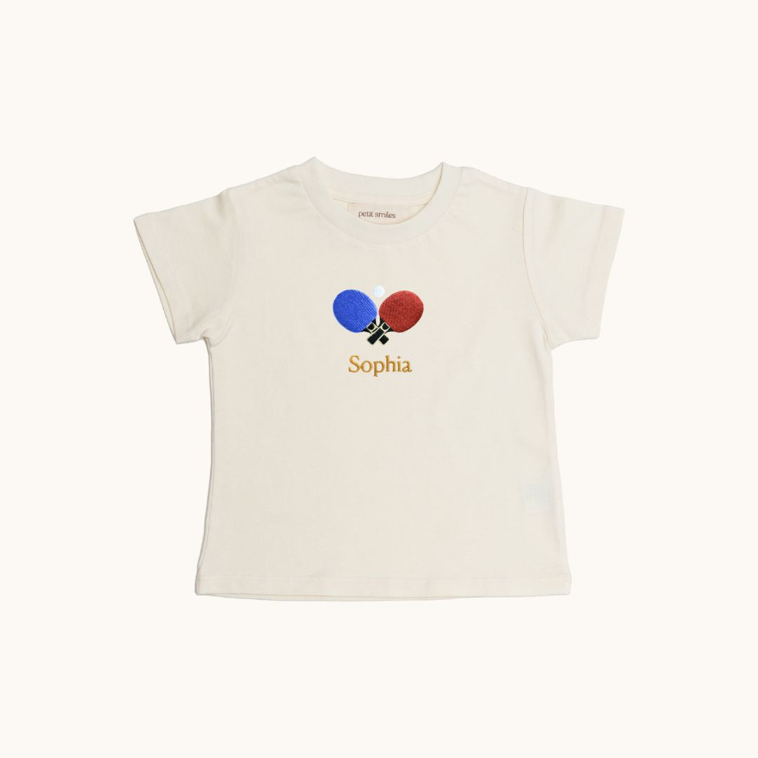 Sophia Table Tennis | Babies Organic Tee | Petit Smiles