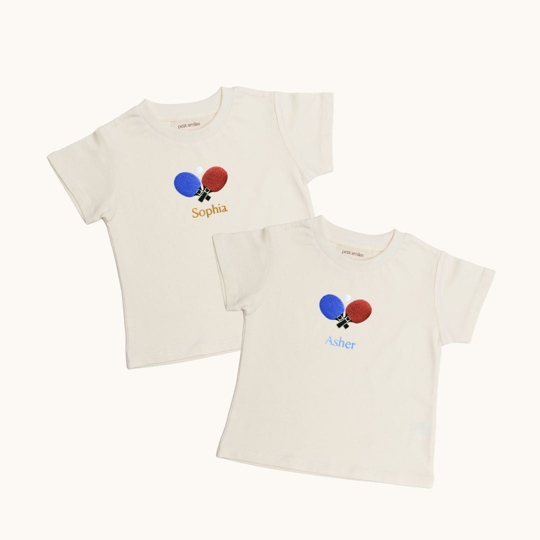 Table Tennis: Babies & Kids Organic Tee - Petit Smiles