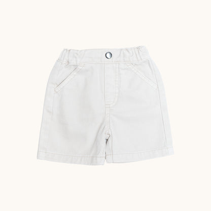 ORGANIC TWILL SUMMER SHORTS - Petit Smiles