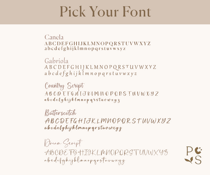 Pick Your Font - Audlt Organic Cotton Tee - Petit Smiles