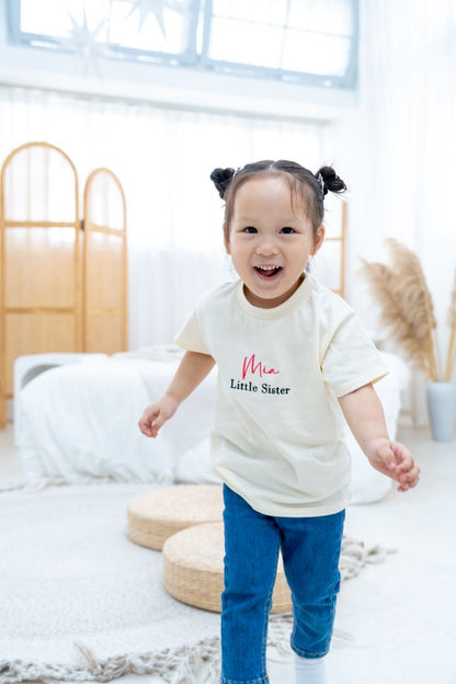 Little Sister - Babies Organic Tee - Petit Smiles