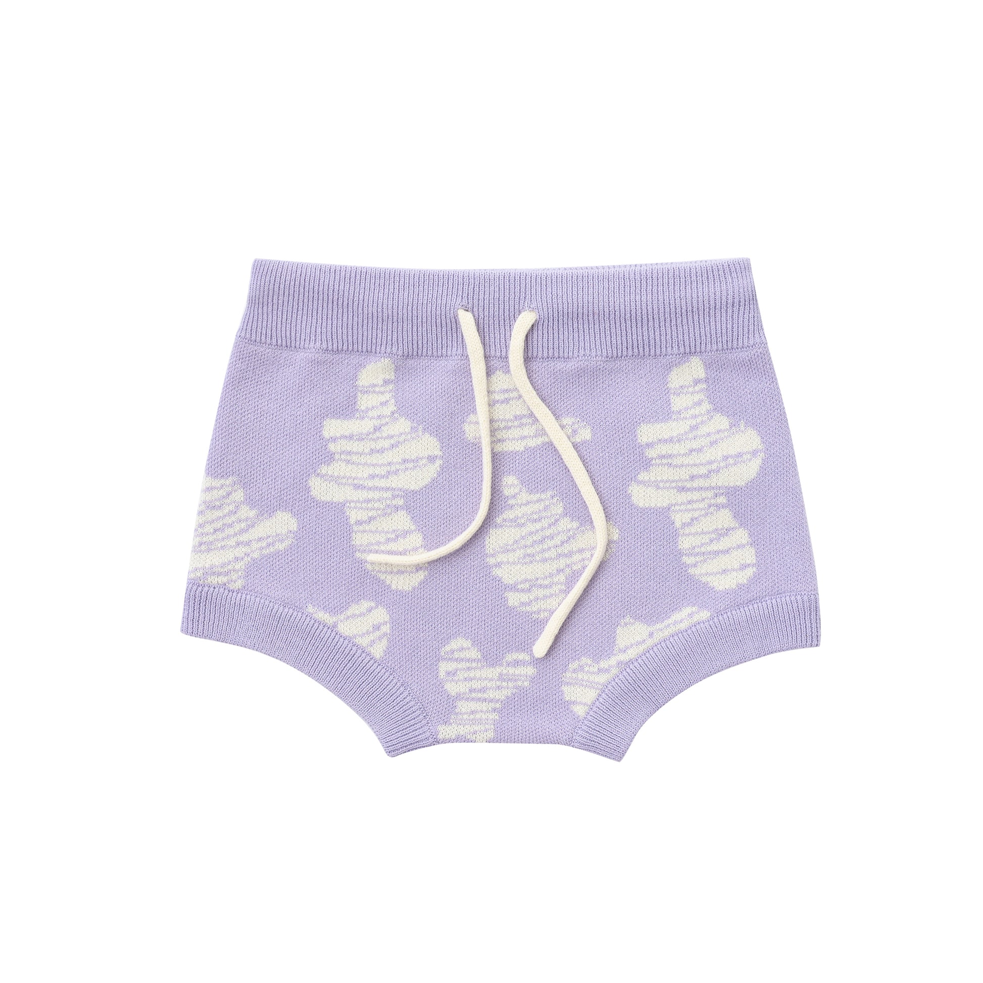 KNITTED SPOTS BLOOMERS - TARO; 100% Organic Cotton; Classy Jacquard Bloomers made from GOTS-certified organic cotton; 'TARO SPOTS' Jacquard pattern; Elasticated waistband. 